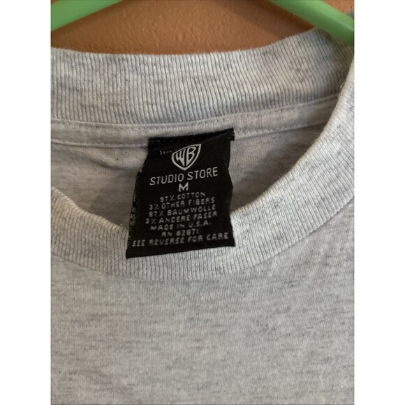 90s TAZ LOONEY TUNES SURGEON GENERAL WARNING T-Shirt Shirt M Warner Bros - Picture 5 of 7